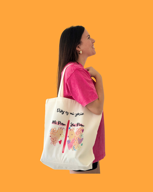 Tote bag “Su plan siempre es mejor”