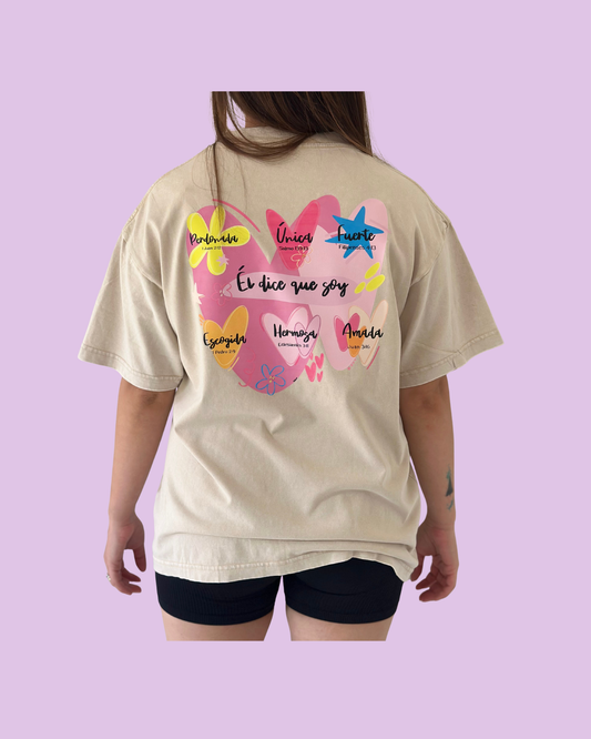 T-Shirt Oversize “Él dice que soy”