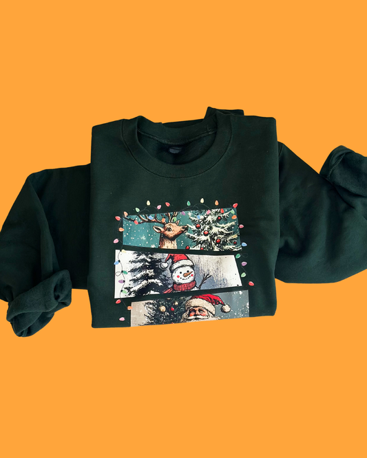 Suéter navideño verde