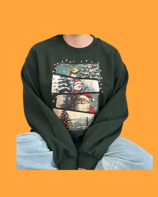 Suéter navideño verde