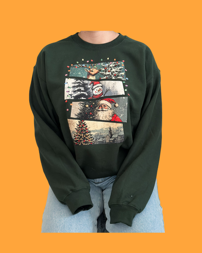 Suéter navideño verde