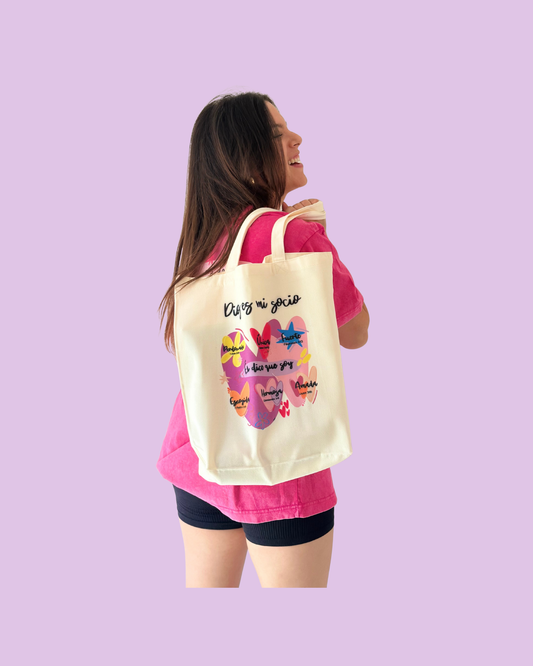 Tote bag “Él dice que soy”