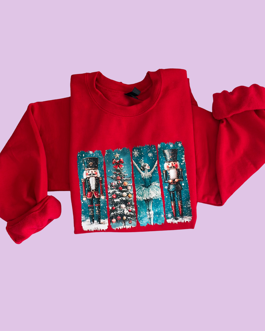 Suéter navideño rojo