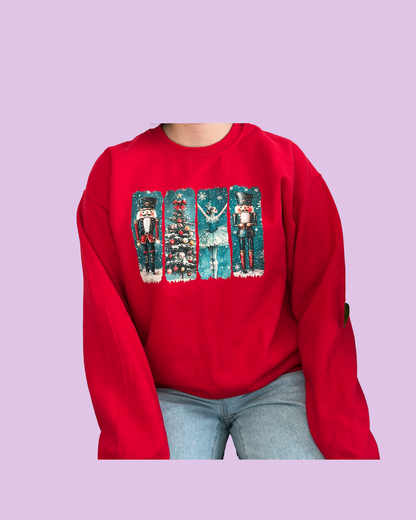 Suéter navideño rojo