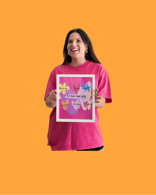 Painting “Él dice que soy”