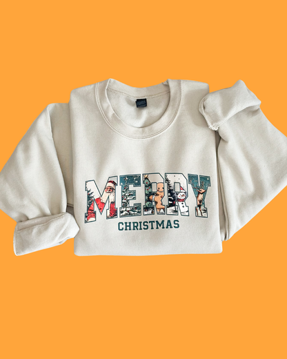Suéter navideño “Merry Christmas”
